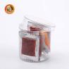 Buy cheap Transparent Round Pet Plastic Food Jars With Lid from wholesalers
