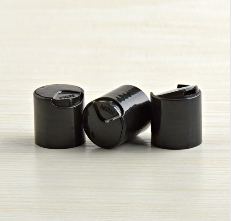 Transparent Clear Flip Top Dispensing Caps Chemical Resistant