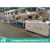 Buy cheap PE Powder WPC Profile Extrusion Production Line Conical Twin Screw product