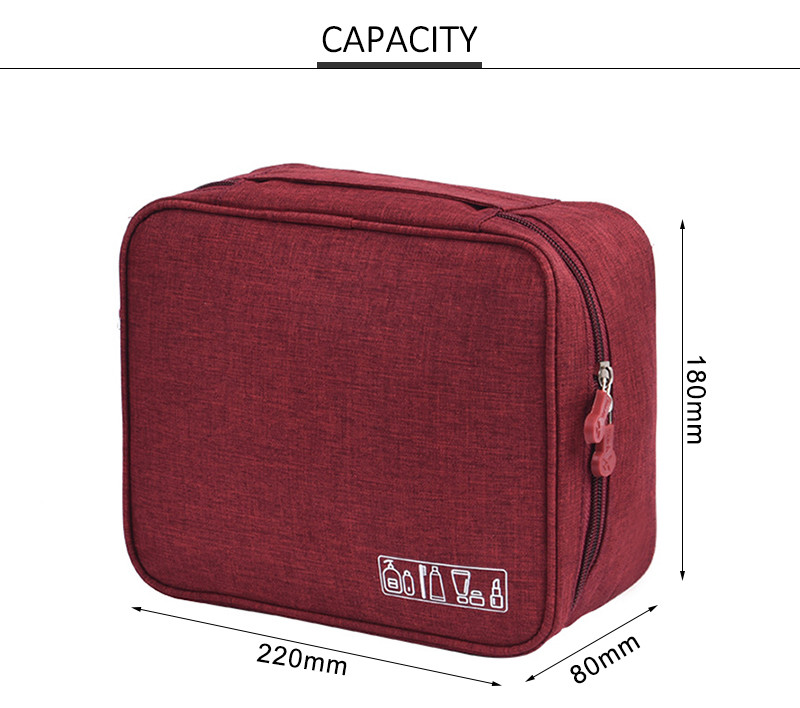 Multifunctional Oxford Toiletry Makeup Bag For Ladies