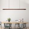 Buy cheap Rural Chandelier Black Walnut simple Strip Kitchen Home indoor Wood Chandelier(WH-MI-397) from wholesalers