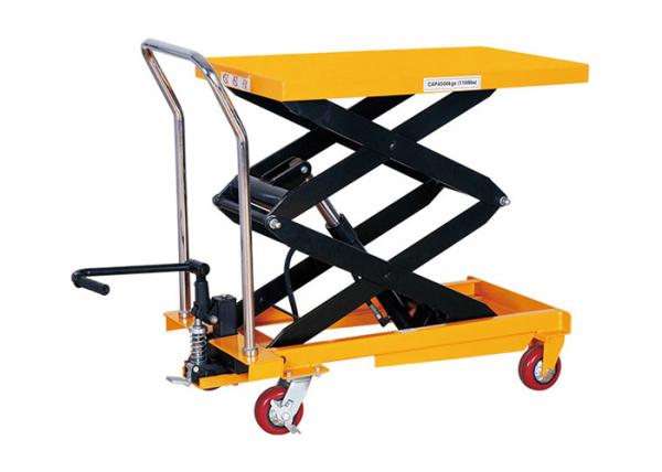 Buy cheap PTS500 PTS800 Double Scissors Mobile Hydraulic Lifting Table Loading Capacity 800Kg from wholesalers