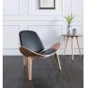 Buy cheap Hotel Leisure Bentwood Lounge Chair Lobby Fabric Leather Wooden Shell Chair from wholesalers