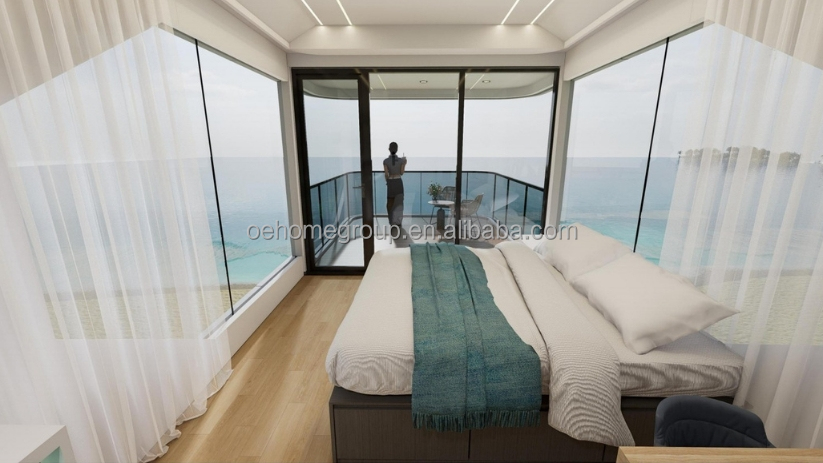 Spain Hotel Space Capsule House 5 Star Steel Buildings Space Capsule Container Houses Commercial House Space Capsule