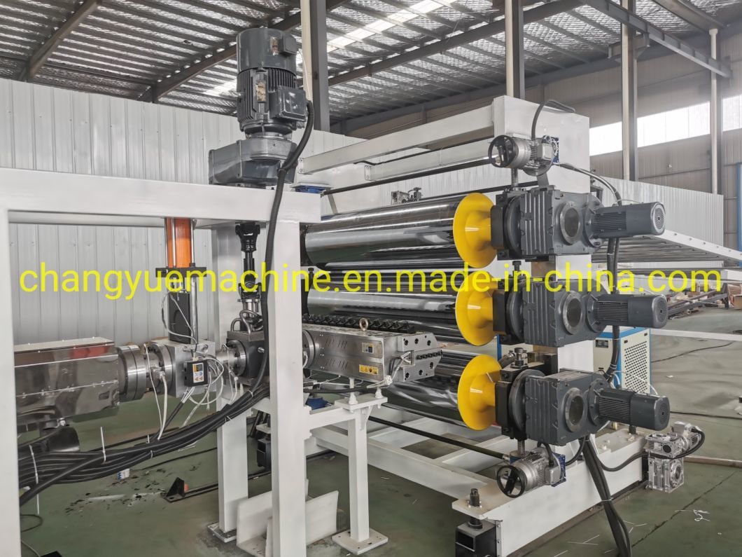 Plastic Extruder / Plastic Machine / High Speed PP PS ABS PLA Sheet Film Foil Extruder Extrusion Line Making Machine