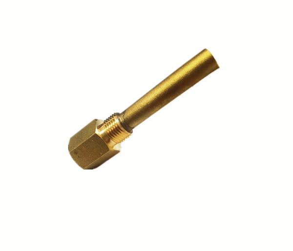 Buy cheap 100mm Dive Brass Tube Fitting Welded For Pressure Gage from wholesalers