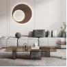 Buy cheap Rectangular Modern Coffee Tea Table With Glass Table Top OEM ODM from wholesalers