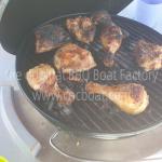 Depth 30cm FRP Fiberglass LLDPE 6 Seater Barbecue Boat