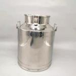 SS304 40 Litre Stainless Steel Milk Can Silver Colour For Transport