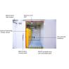 Buy cheap Outdoor Hazmat Storage Building Non Combustible Container For Drums And IBCs Dangerous Substance from wholesalers