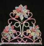 Spring 3D flowers for Easter pageant crowns custom flowers crowns lovely girls
