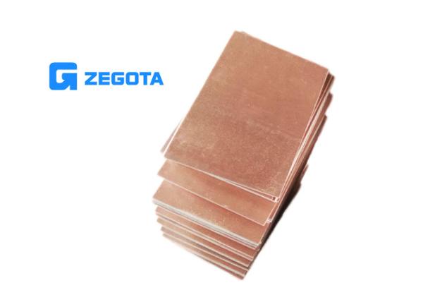 Buy cheap High Extensibility Copper Clad Steel Sheet Good Surface Roughness Superior Properties from wholesalers