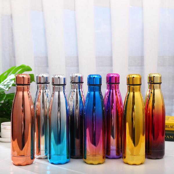 Buy cheap Stainless Steel Water Bottle 25oz Peacock Blue Triple Layered Vacuum Insulated Containers Keeps Drinks Cold For 48 Hours And Hot For 24 BPA Free from wholesalers