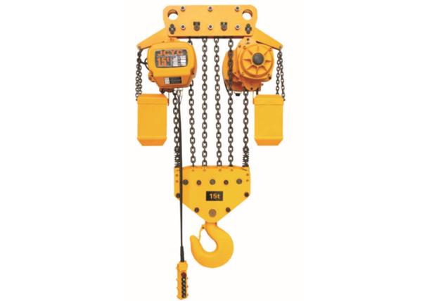 Buy cheap G80 15 Ton Chain Hoist 220 V - 440 V 3 Phase Without Electric Trolley from wholesalers