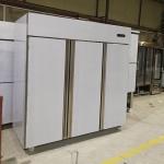 800W SS201 3 Door Upright Fridge for restaurant
