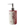 Buy cheap 4 Pieces Bathroom Ceramic Accessories Set Red Painted Christmas Theme from wholesalers