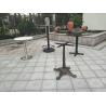 Buy cheap Stainless Steel Table leg Outdoor Furniture Cafe Table Water Proof Table base from wholesalers