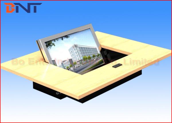 Buy cheap Black Matte Touch Screen Flip Up LCD Monitor Lift For Audio Video Conference from wholesalers