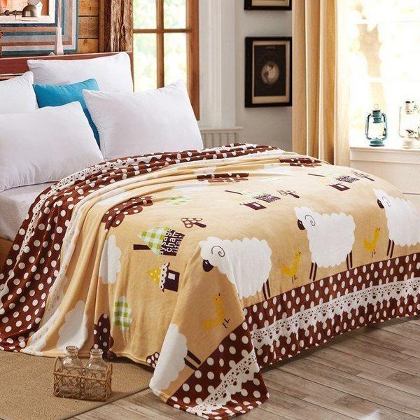 Buy cheap Portable Printed Flannel Blanket Super Soft Easy Washing from wholesalers