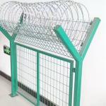 Galvanized Airport Perimeter Fence 50*100mm 50*150mm Hole Y Post Fence