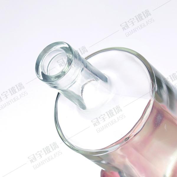 Buy cheap Acid Etch Surface Handling 500ml Empty Glass Bottle for Home Decoration and Alcohol from wholesalers