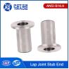 Buy cheap ASME B16.9 Stainless Steel Lap Joint Stub Ends Fittings SCH40 SCH80 to Industrial Pipe Systems from wholesalers