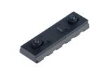 Metal 8 Slots Keymod Picatinny Rail 20mm Width Easy Installation Black Color