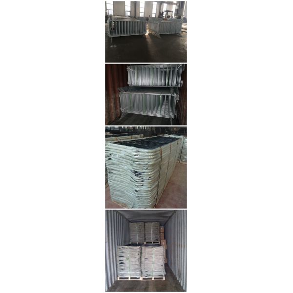Factory Supply Metal Road Safety Used Traffic Crowd Control Barrier