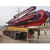 Buy cheap 2014 Used 52m Concrete Pump Truck with 1540 Feeding Height and Semi-Dry Shotcrete from wholesalers