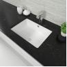 Buy cheap No Dots Undermount Ada Bathroom Sink Ceramic Decorative Wash Basin from wholesalers