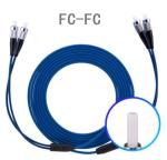 Custom Single Mode Duplex Armored Fiber Optic Patch Cable LC SC FC ST