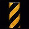 Buy cheap OEM Yellow Black Vinyl Reflective Warning Tape Stripe For Tempory Work Zone from wholesalers