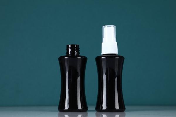 Buy cheap Hot Sale PET unique design black plastic perfume spray bottles， liquid spray bottle from wholesalers
