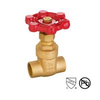 Buy cheap Casting Body Brass Solder 2 Inch Brass Gate Valve / Water Gate Valve product
