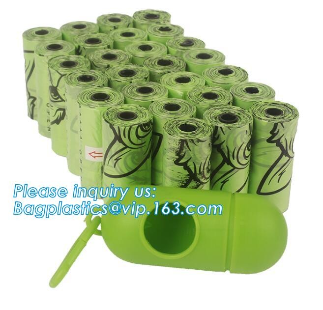 Biodegradable Compostable Scented High Quality HDPE Plastic Baby Nappy Sacks Baby Diaper Bags with Tie Handles, bagease