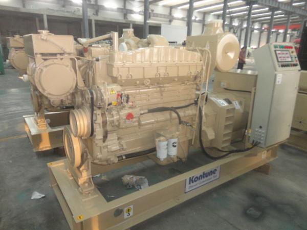 Buy cheap Compact Unit Marine Diesel Generator Set 200KW / 250KVAMP Low Oil Pressure Shutdown from wholesalers