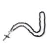 Buy cheap Retro hip-hop stainless steel cross skull pendant, trendy boyfriend necklace hang tag from wholesalers