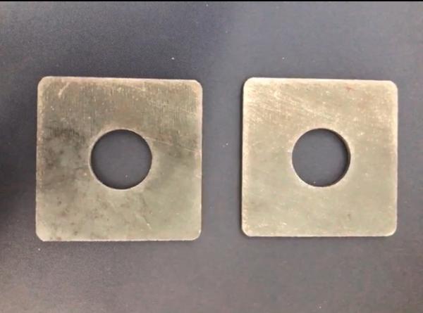 Buy cheap M16 Series Square Flat Washers , Precision Rectangular Washers Plain from wholesalers