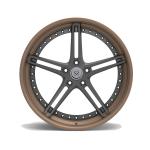 Barrel Bronzed Center Brushed Gun Metal Forged Wheel Polish For Mercedes Benz