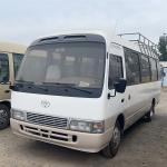 Used Diesel 30 Seater Toyota Coaster Bus Good Condition LHD 7.00R16 Tire G.V.W