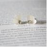 Buy cheap Birthday Gift Flying Butterfly Dry Hydrangea Rhinestone Real Flower Women Fashion Earrings from wholesalers
