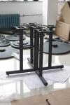 Large Dining Black Metal Table Legs Furniture Bar Table Legs Mild Steel Material