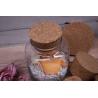 Buy cheap Agglomerated Tapered Cork Stopper DIY Candle Glass Jar Cork Lid ISO9001 from wholesalers