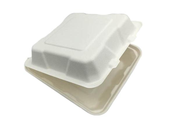 Buy cheap Square Midsize 9"×9" Biodegradable Hot Food Containers from wholesalers