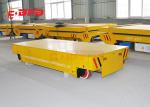 Heat Resistance Rail Transfer Trolley , Heavy Steel Motorized Rail Transfer Cart