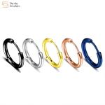 Titanium Steel Hoop Earrings , Small Round Circle Huggie Earrings Jewelry