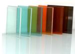 1.14PVB+6mm Toughened Glass Panels , Green Laminated Glass For Estate / Building