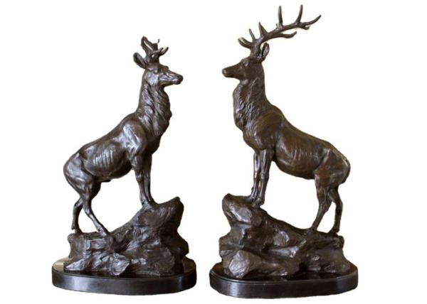 Buy cheap Life Size Metal Antelope Casting Bronze Deer Sculpture for Indoor or Outdoor from wholesalers