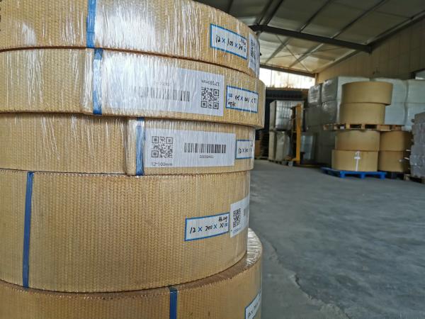 Buy cheap Non Asbestos Woven Brake Lining Roll For Drilling Machine Impact Resistance from wholesalers