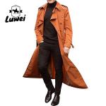 Fashion Chaquetas Windbreaker Erkek Ceket Mens Utility Trench Abrigo Largo